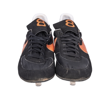 1998 Cal Ripken Jr. Game Used Pair of Nike Cleats - Stopped Using on 5/24/98 (Ripken LOA)